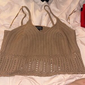 Streetwear Society Large Crochet Tank Top